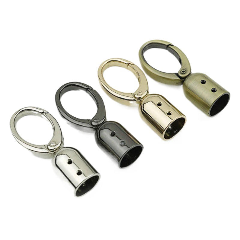 Wholesale metal screw bell hook buckle bag shoulder strap leather bag hand strap Bell luggage hardware accessories dog buckle