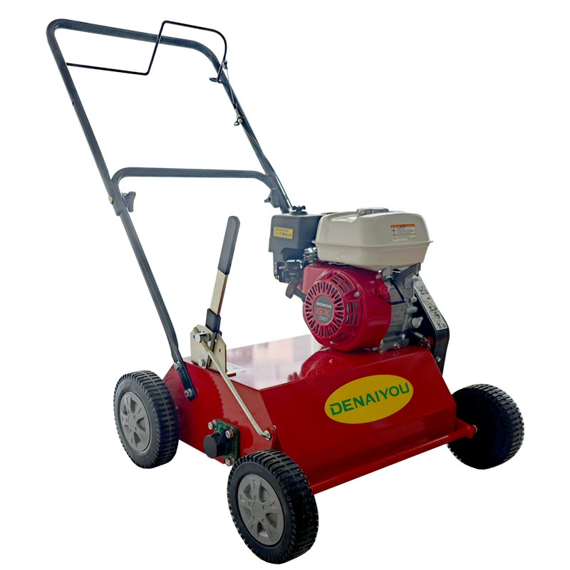 Ручная машина для расчесывания газонов, профессиональная очистка мертвых трав, обрезка корней и уход за ними, расчесывание сорняков, уход за газонами на стадионе широкой ширины.