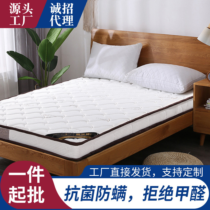 Mattress hard pad 1.8m 1.5 m palm economical adult children folding dormitory household brown mat thin wholesale