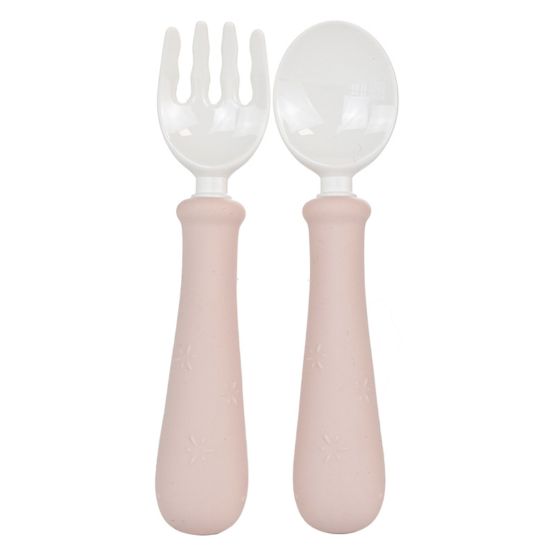 고래 PPSU 긴 손잡이 포크 숟가락-가벼운 분말