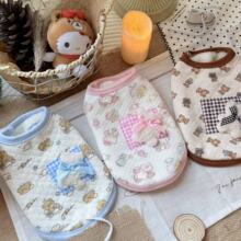 宠物衣服秋冬款加绒保暖狗狗猫咪背心家居服睡衣批发源头大型犬