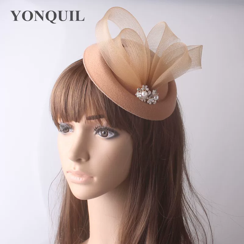 Hat handmade for bride, hair accessory, ebay, flowered