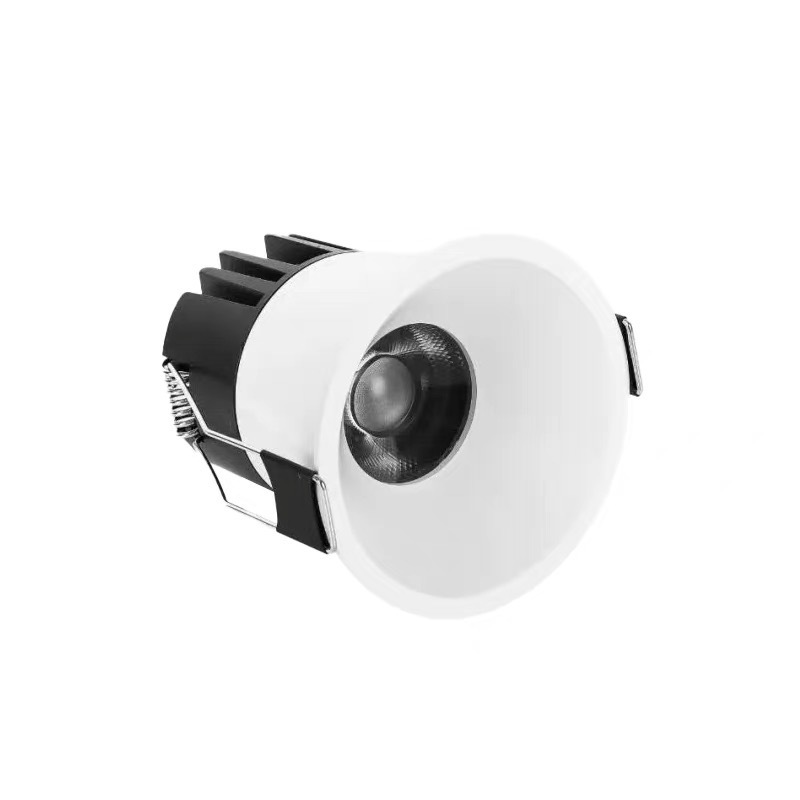 フルスペクトルヒルスポットライト埋め込みアンチグレアウォッシュウォールスポットライト家庭用超狭額縁LEDシーリングダウンライト|undefined