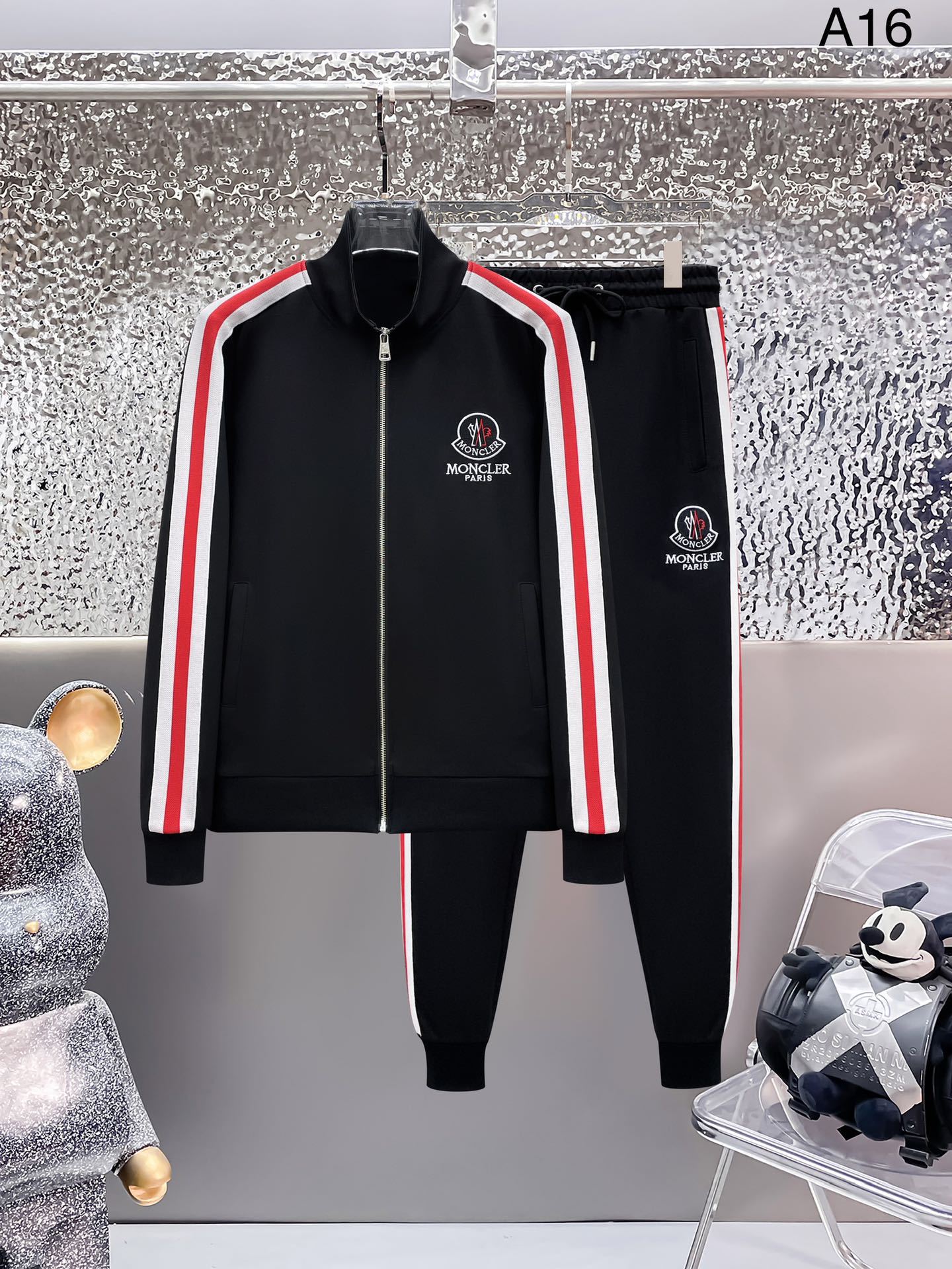 25 años de otoño y invierno de alta calidad nuevo estilo P casa marca de moda cardigan casual suéter deportivo conjunto de parejas
