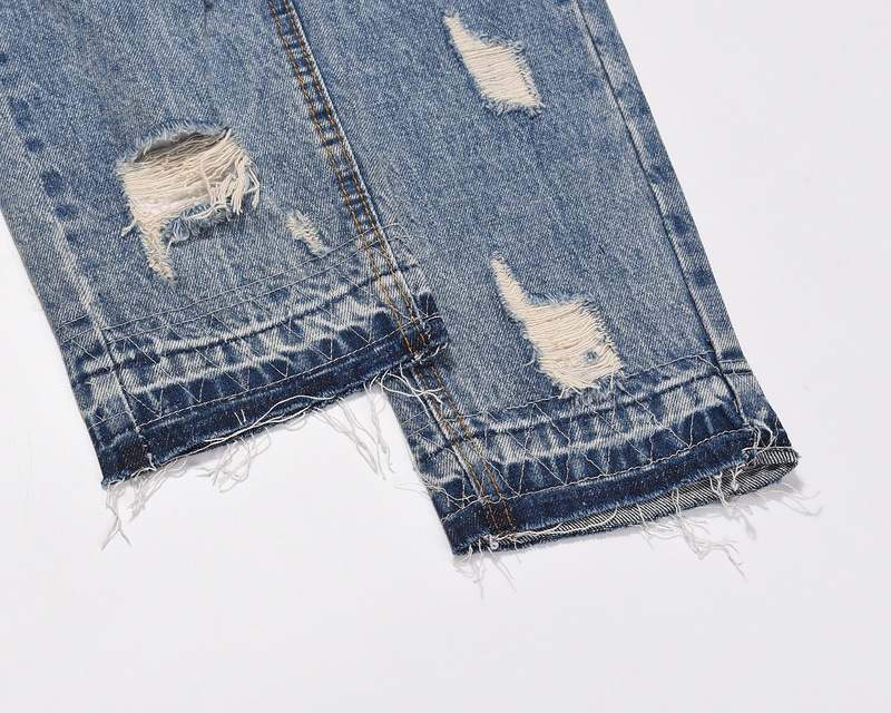 Men's Summer Thin Ripped Casual American Jeans