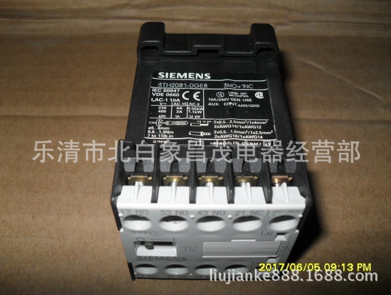 西门子继电器3TH2081-0GE8 3TH2081-OGE8 当天发货 3TH2 31Z