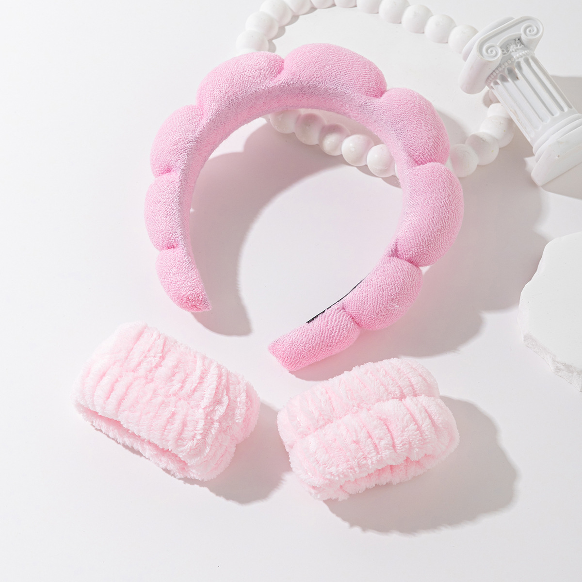 Nube transfronteriza cabello abrazadera de agarre conjunto de huevos multicolores flores de agarre abrazadera de gran tamaño correa de muñeca impermeable al por mayor