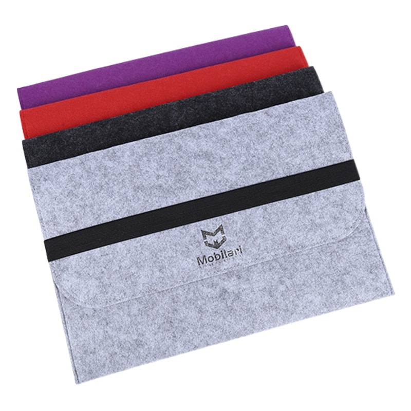 Cross-border wholesale felt liner protective cover business iPad tablet bag bandage felt file bag