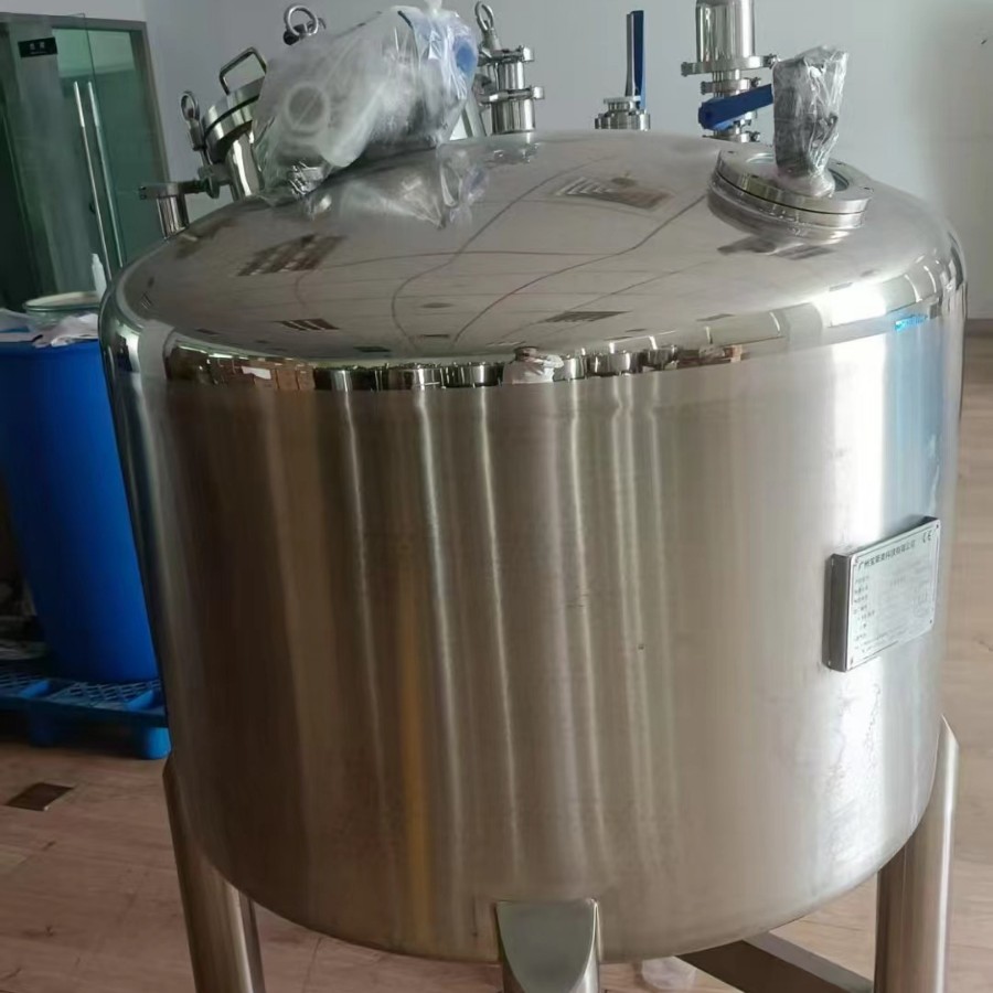 回收二手不锈钢移动料罐316L材质内外抛光500升不锈钢移动料罐