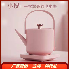 Small Stainless Steel Electric Kettle, Food-Grade 304, Household Mini Boiling Pot with Auto-Off Feature for Fast Water Heating