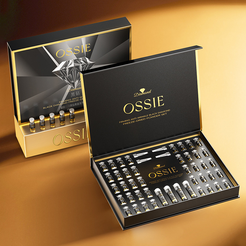 OSSIE ライトライン ゴールデン ダイヤモンド フリーズドライ パウダー セット エステサロン ノンネット スキンケア製品セット フェイシャル エッセンス シリーズ|undefined