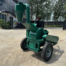 大型锤片式粉碎机养殖用饲料玉米棒秸秆打料机化工原料食盐磨粉机