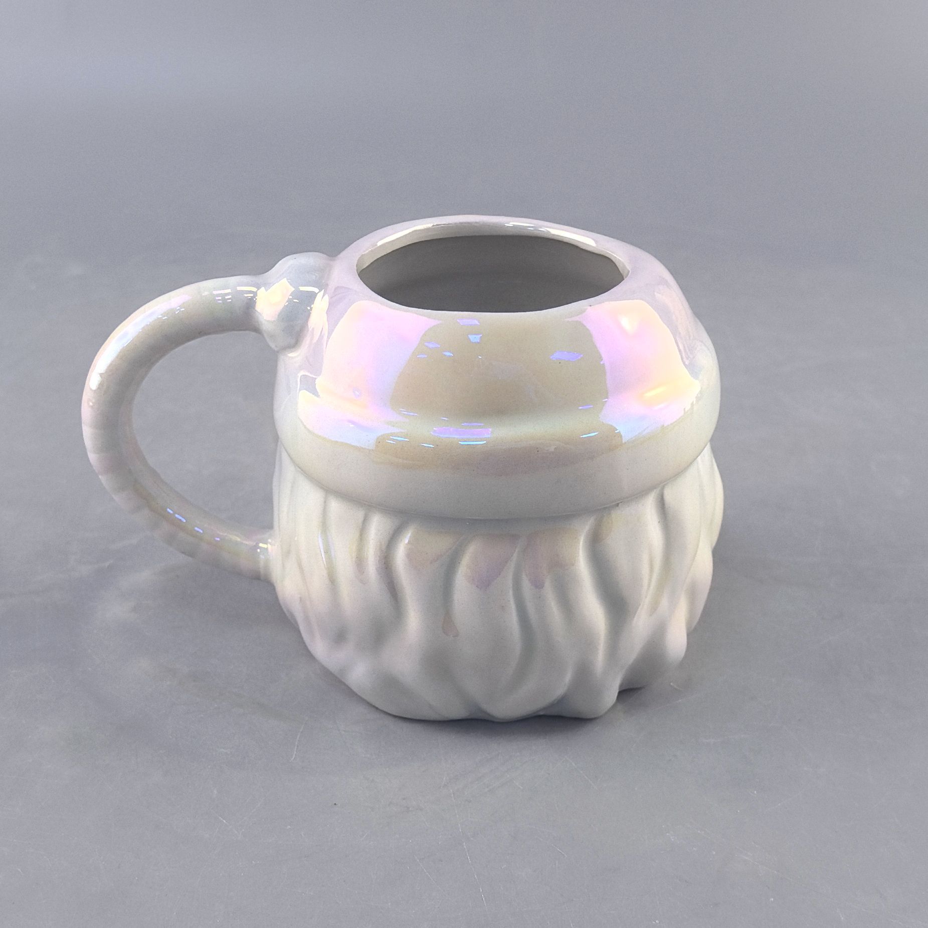 Navidad creativa transfronteriza atmósfera cerámica de oro tazas de Santa Claus tazas de Navidad artesanías cerámicas