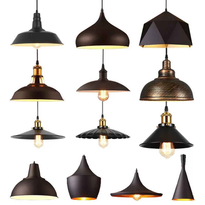 复古工业风餐厅吊灯创意简约吧台咖啡厅灯饰美式loft客厅餐厅灯具