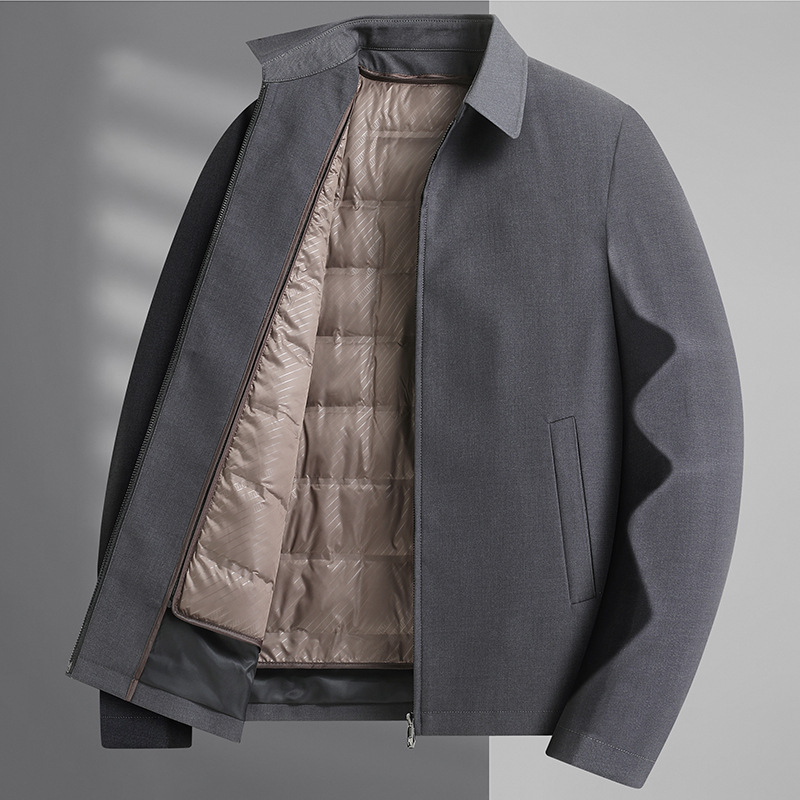 20839 down Jacket Men's Warm Thickeneded Jacket Executive Business Casual Dad Wear Autumn and Winter down Jacket 20839 down Jacket Men's Warm Thickeneded Jacket Executive Business Casual Dad Wear Autumn and Winter down Jacket