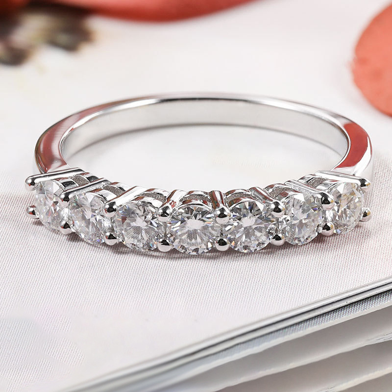Cross-Border TK Live Hot-Selling Moissanite Fashion Light Luxury High-End Feel Foreign Trade Wholesale S925 Sterling_voghion.com