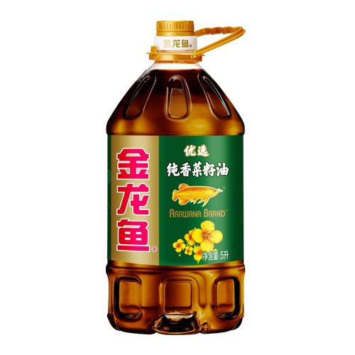 Golden Dragonfish Pure Sesame Oil 5L Bucket Kitchen Cooking Plant Food Oil Preferred Pure Fragrant Cooking Nutritious and Healthy T 