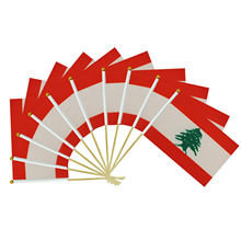 黎巴嫩世界杯手挥小国旗批发 手摇旗旅游运动会比赛粉丝加油