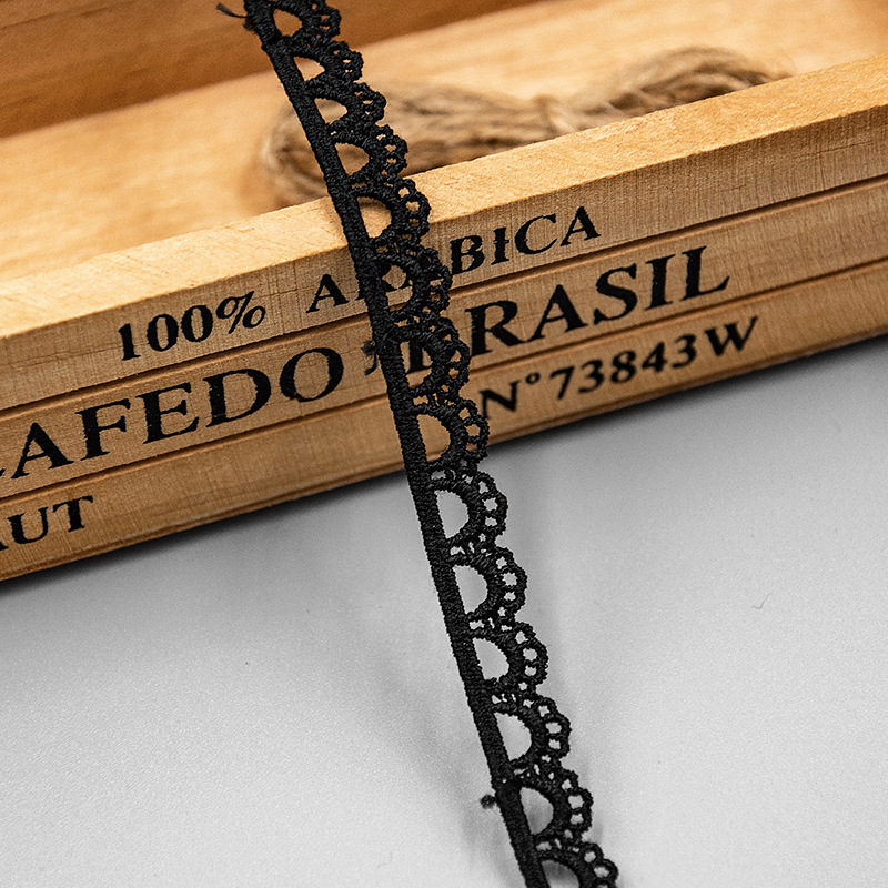 多龍ミルク糸透かし彫り水溶レース補助材料犬歯辺ロリータスカート刺繍織物生地