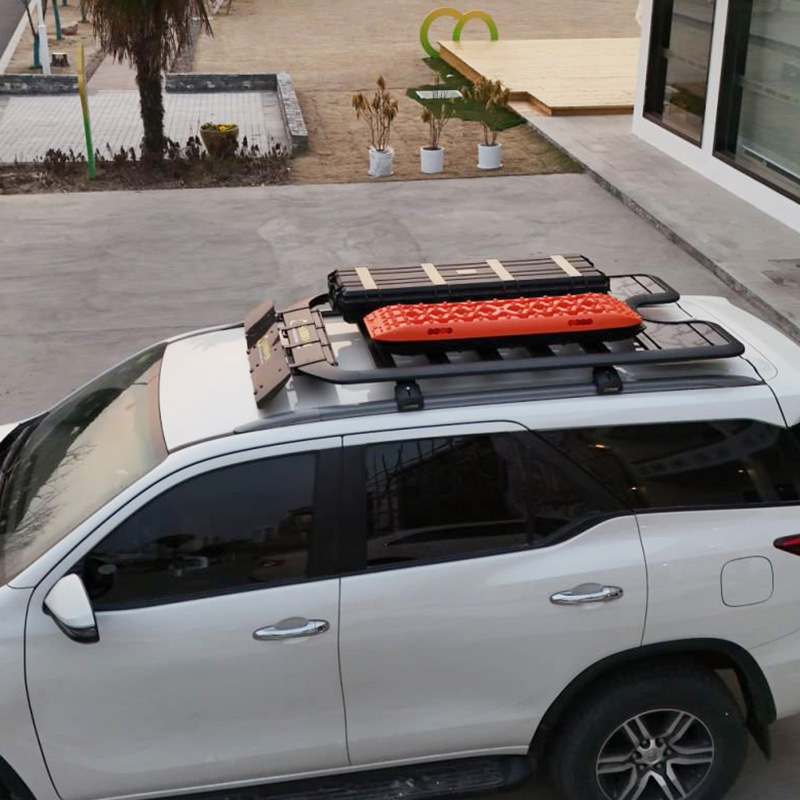 Rooftop Luggage Rack Ladder, Roof Crossbars, Luggage Frame, Off-Road Modification Parts, Expandable Roof Platform
