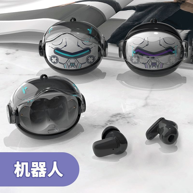 2024回転変顔潮游変音bluetoothイヤホン装着快適携帯入耳式騒音低減長航続GO6|undefined