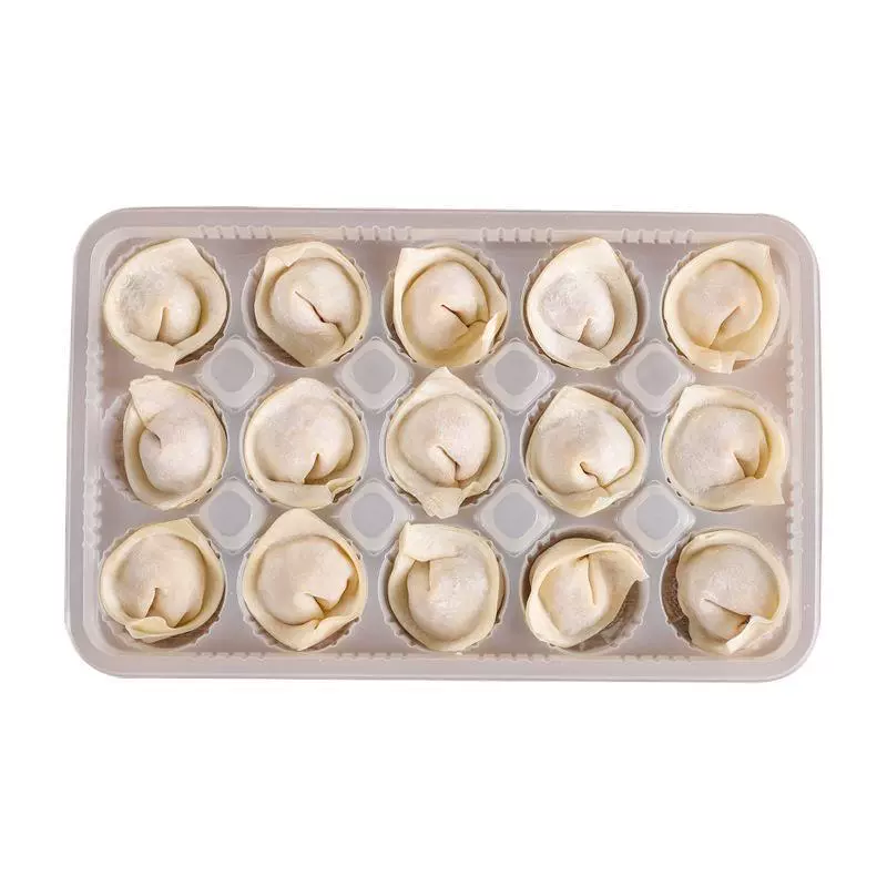 Disposable wonton packing box, raw Xiaolongbao Chaos special box, split wonton box, takeaway storage box, cold happiness