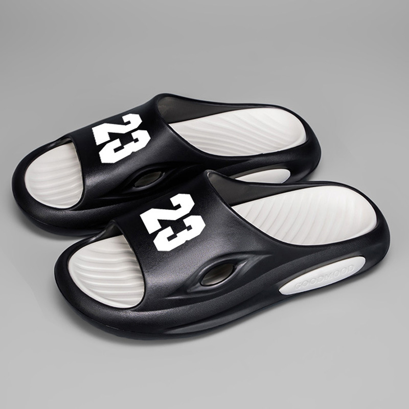 Zapatillas transfronterizas de gran tamaño para hombres 2025 chanclas de verano, zapatillas de playa, sandalias y zapatillas de suela gruesa al aire libre