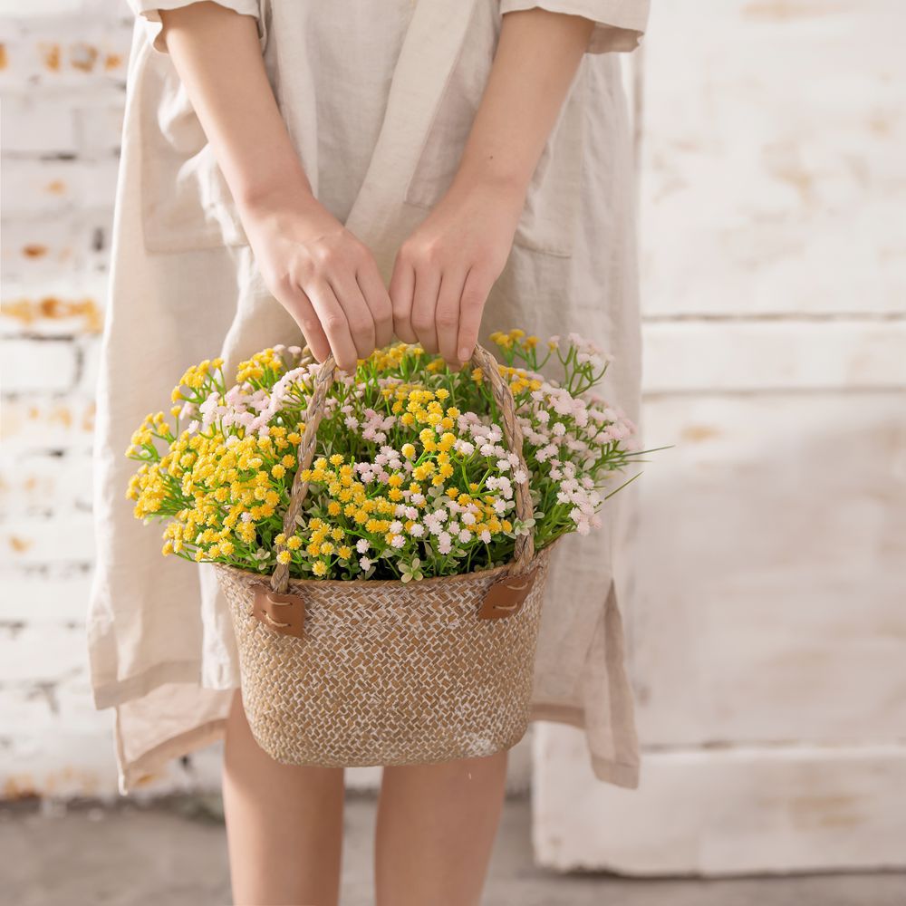 INS滿天星花束仿真花廠家假花綠植物批發婚慶裝飾品跨境MW61333