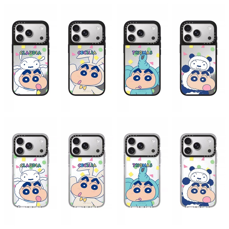 C-brand MagSafe magnetic case featuring Crayon Shin-chan and Nini's rabbit, suitable for iPhone 17 Pro and iPhone 18 Pro C-brand MagSafe magnetic case featuring Crayon Shin-chan and Nini's rabbit, suitable for iPhone 17 Pro and iPhone 18 Pro