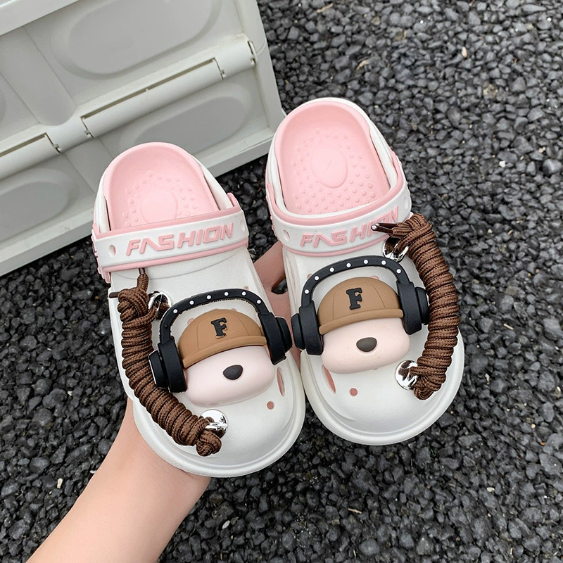Детские сабо для мальчиков и девочек, летние 2025, новые, домашние, нескользящие, закрытые, большие размеры.