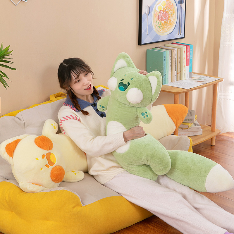 Plush Toy Doodle Meow Pillow Sleeping Pillow Long Doll Doll Wholesale Doll Machine Birthday Activity Gift