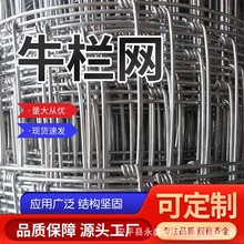 现货热镀锌牛栏网圈地养殖牛栏网绿色铁丝围栏网农场果园隔离浸塑