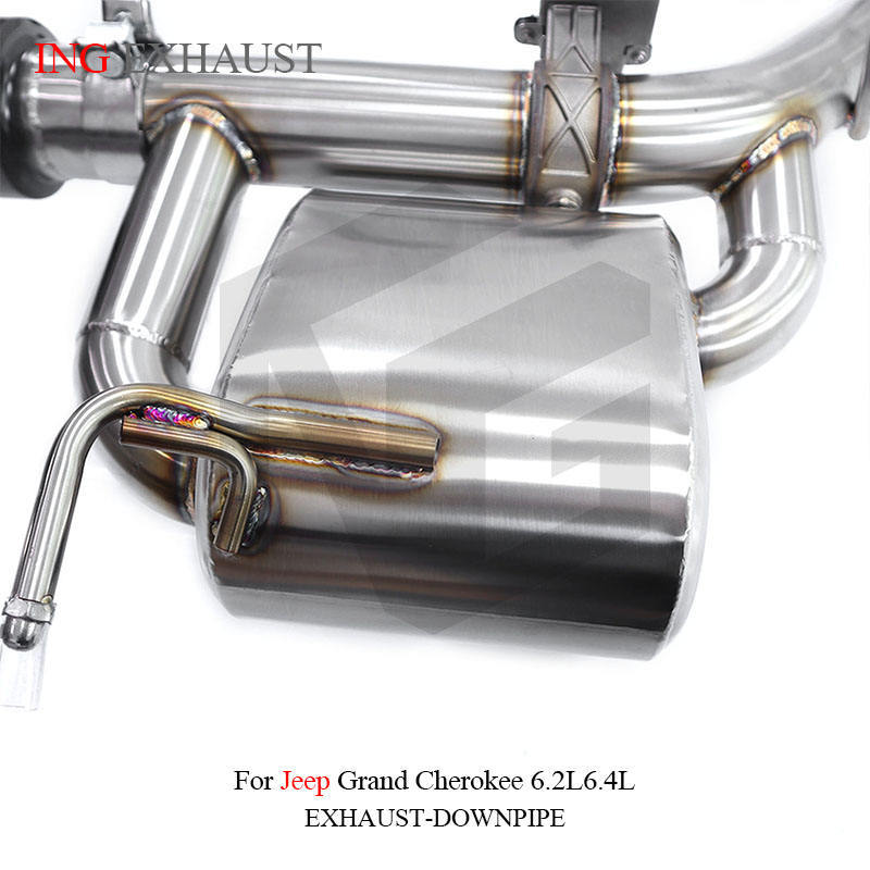 Suitable for Jeep Grand Cherokee SRT 6.2L, stainless steel high-flow mid-section exhaust system