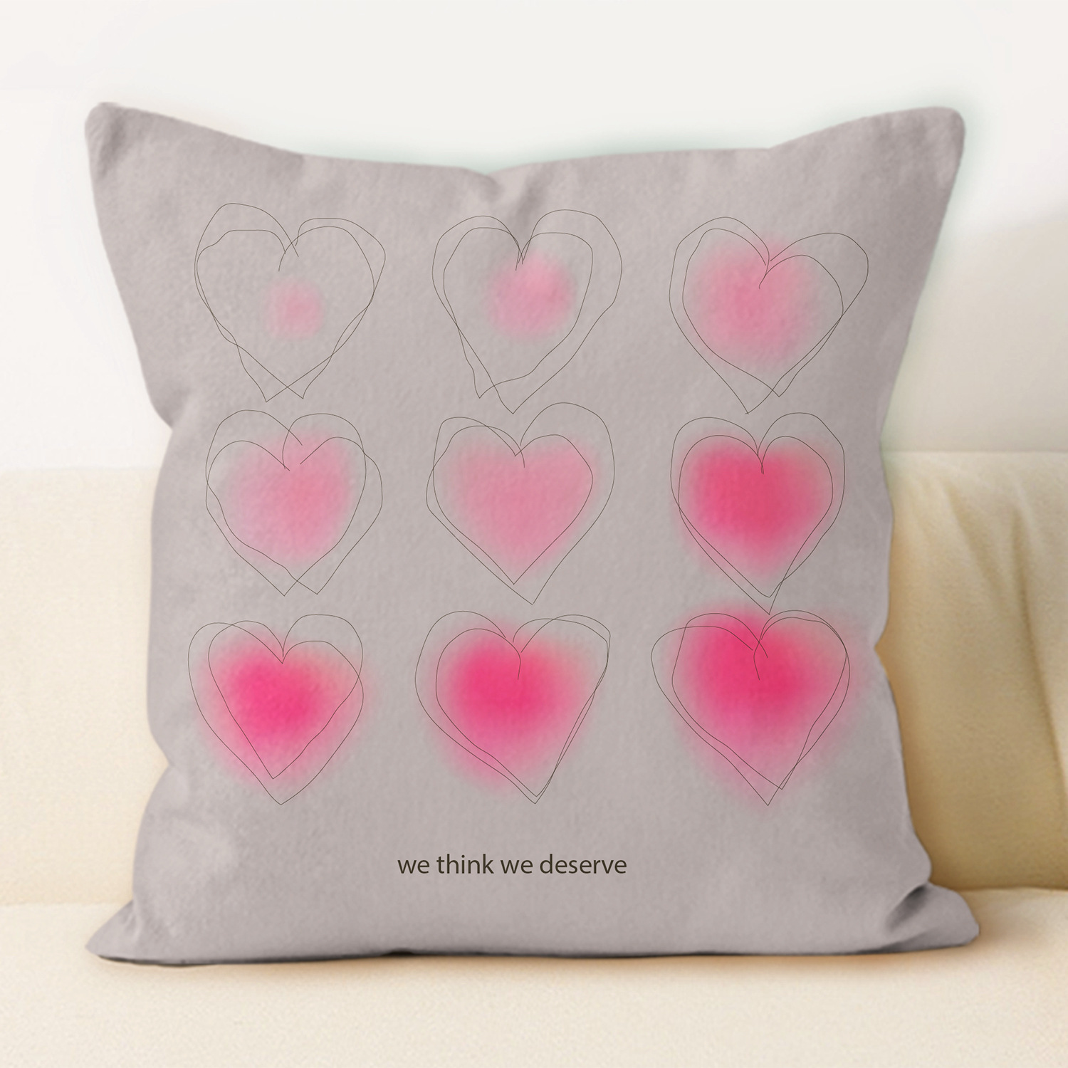 Almohada vaporwave estilo ins para niñas, cojín moderno para sofá de casa, almohada cuadrada de felpa para oficina, venta al por mayor