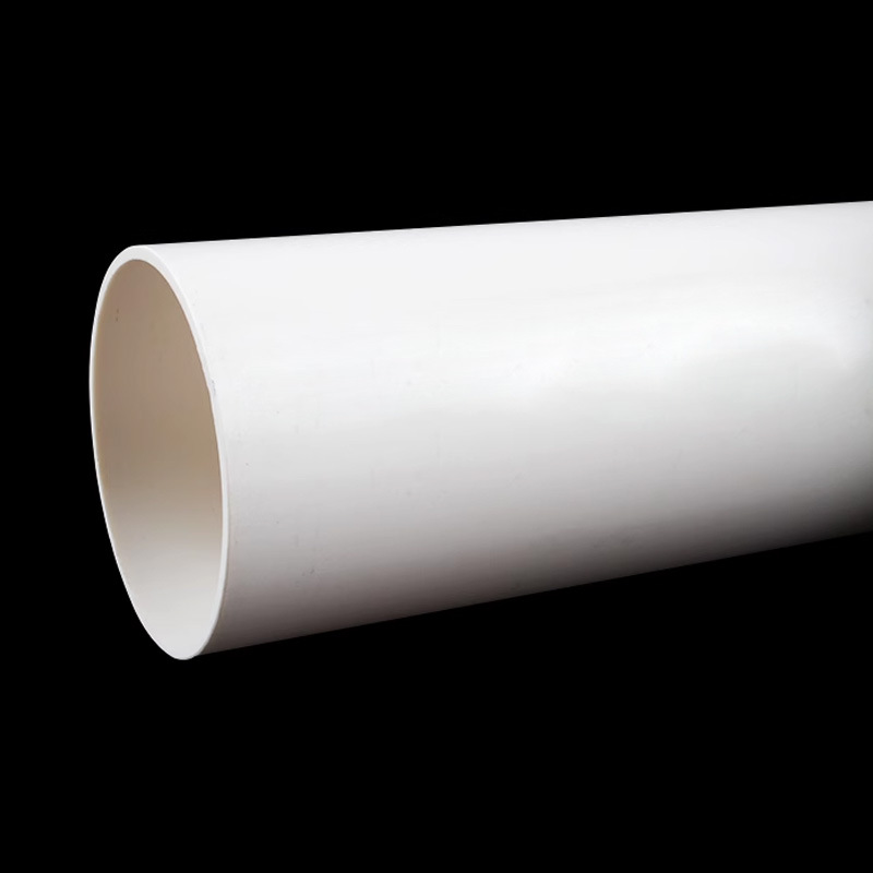 160 series PVC thickened drainage pipe large diameter hard pipe white plastic hard pipe rainwater dr
