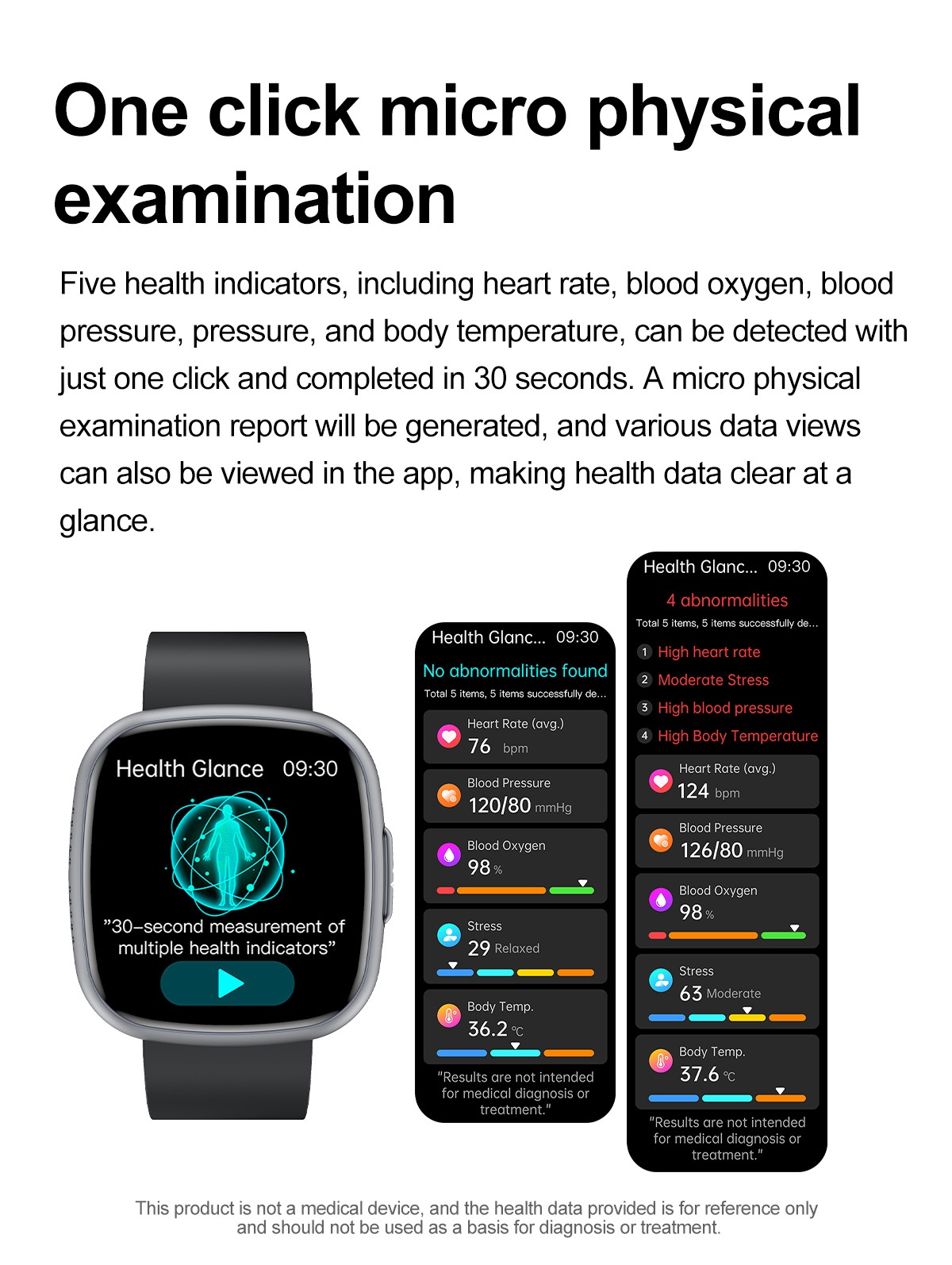 Smartwatch With Ecg Bluetooth Calling Heart Rate & Body Temp_voghion.com