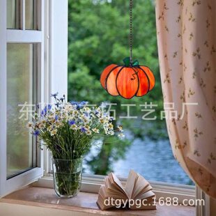 Cross-border new window pendant window pumpkin living room decoration home decoration pendant