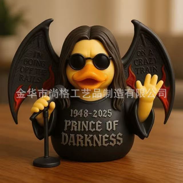 跨境亚马逊新品Prince of Darkness Duck 黑暗王子鸭子贡品鸭收藏|undefined