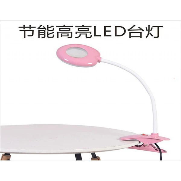 Pink tattoo light clip table top (without tray) promotion with magnifying glass