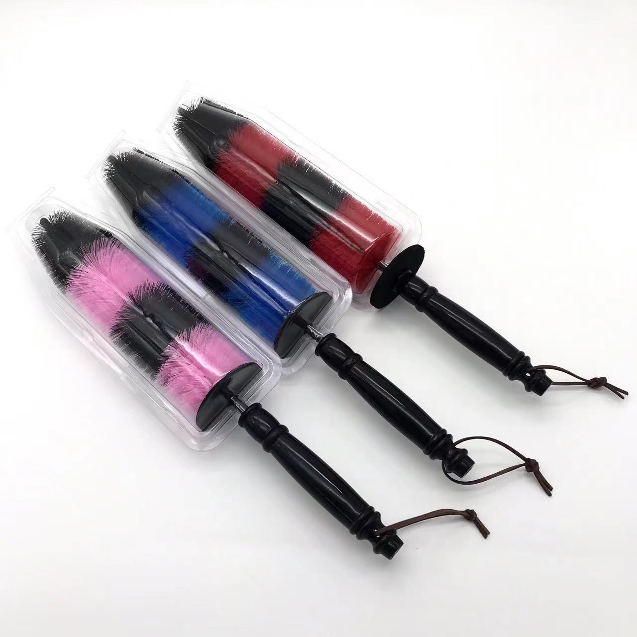 メーカー直販の2色延長鋼輪ブラシハブ洗浄ブラシタイヤブラシ弾力糸ブラシ毛はブリスター紙箱を配合することができる
