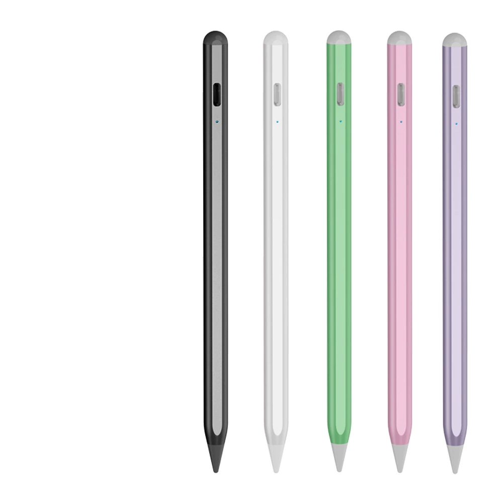 Емкостной стилус, совместим с Apple iPad, распознавание ладони и наклонное давление, белый/персонализированный