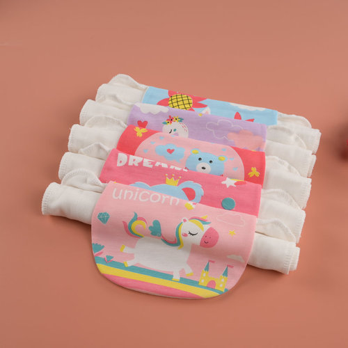 Baby sweat-absorbent towel, children's kindergarten gauze 4-layer sweat-proof towel, baby pure cotton summer pad sling for boys and girls