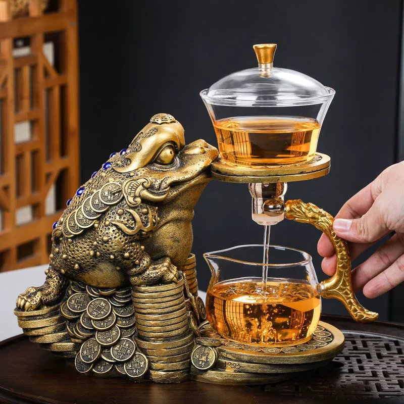 Tea set for home use, creative automatic glass teapot, fully automatic