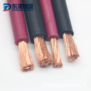 厂家定制出口带CE认证欧标电焊机电缆 焊把线 电焊线H01N2*D 1*25