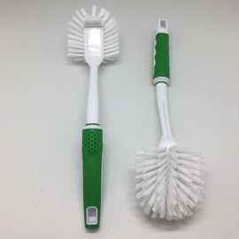 工厂双头塑料长柄锅刷厨房清洁用具碟刷洗碗刷水槽刷