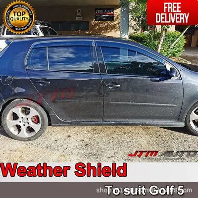 Cross-Border Export Suitable for Volkswagen Golf 5 Rain Shield Golf5 Mk5 2004+ Car Window Rain Eyebrow Rain Shield