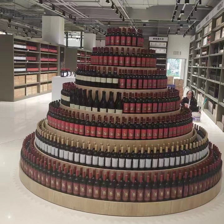 高档酒柜 仓储式货架  展示柜 网红酒展示柜 啤酒展示柜