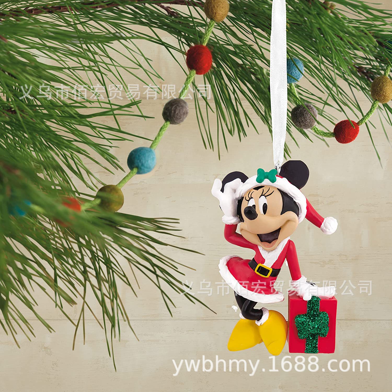 2022 nuevos productos Mickey Mouse serie de decoraciones navideñas mochilas de automóviles colgantes de árbol de Navidad regalos de decoración para el hogar