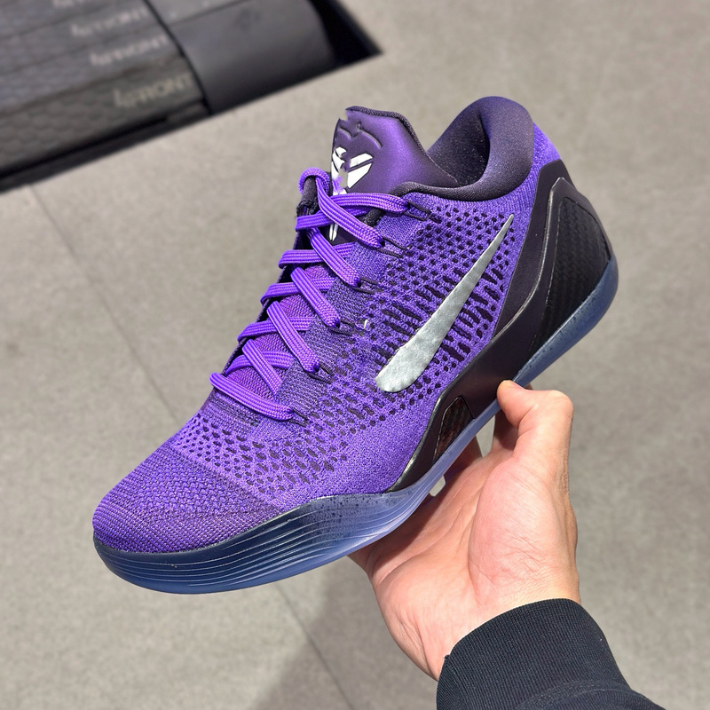 Putian Kobe 9Th Generation Practical Basketball Shoes Kobe 9 China Red Moonwalk Dream Purple Men's Training Sneakers Putian Kobe 9Th Generation Practical Basketball Shoes Kobe 9 China Red Moonwalk Dream Purple Men's Training Sneakers