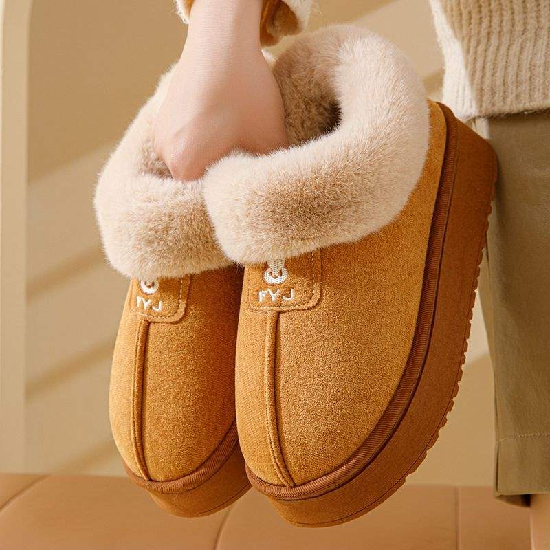 New Cotton Slippers for Women in Winter, All-Inclusive Cotton Shoes, Fleece-Lined, Thickeneded, Warm Furry Slippers, Snow Boots New Cotton Slippers for Women in Winter, All-Inclusive Cotton Shoes, Fleece-Lined, Thickeneded, Warm Furry Slippers, Snow Boots